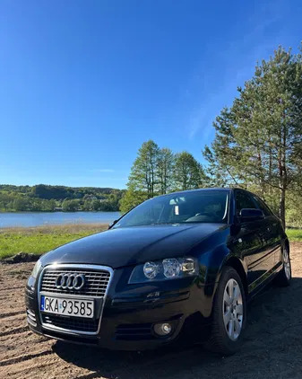 samochody osobowe Audi A3 cena 9500 przebieg: 185700, rok produkcji 2005 z Myszyniec